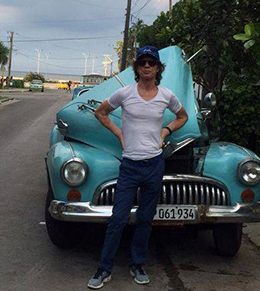 MICK JAGGER EM CUBA - FOTO: TWITTER DO MICK JAGGER
