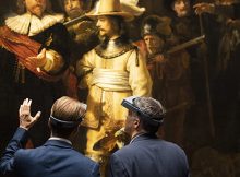 RESTAURAÇÃO DO QUADRO "THE NIGHT WATCH" DE REMBRANDT- FOTO: DIVULGAÇÃO