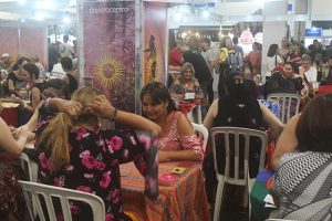STAND DO ASTROCENTRO NA MYSTIC FAIR - FOTO BY REVISTA ELETRICIDADE (VALÉRIA MARAVIGLIA)